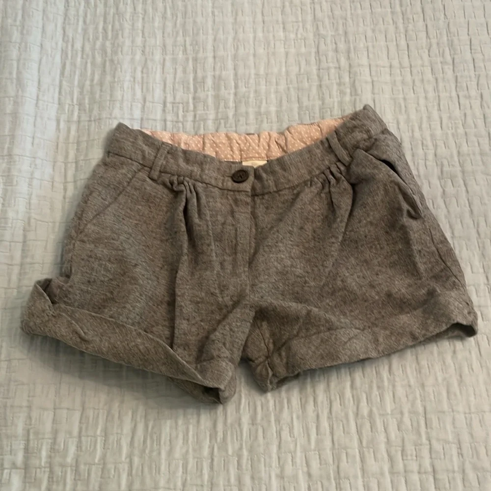 Crewcuts Gray Wool Shorts